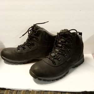 Nord Trail Men's Hiking Boots Edge-High Waterproof Black Nubuck Leather Sz 9.5M